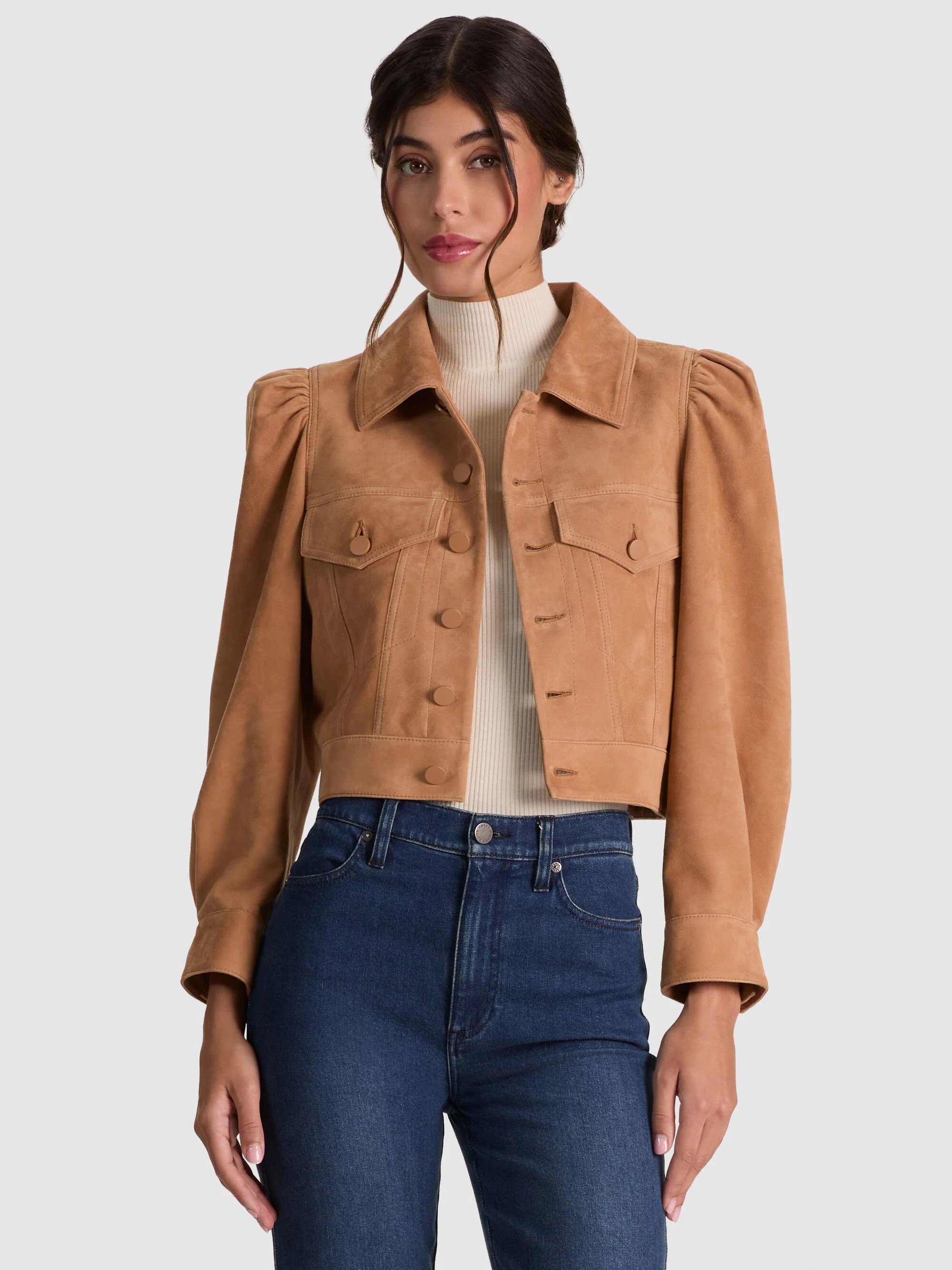 LANA SUEDE JACKET | Alice + Olivia