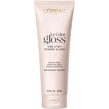 L Oreal Paris Le Color Gloss In-Shower Toning Gloss Hair Color Silver 4 fl oz | Walmart (US)