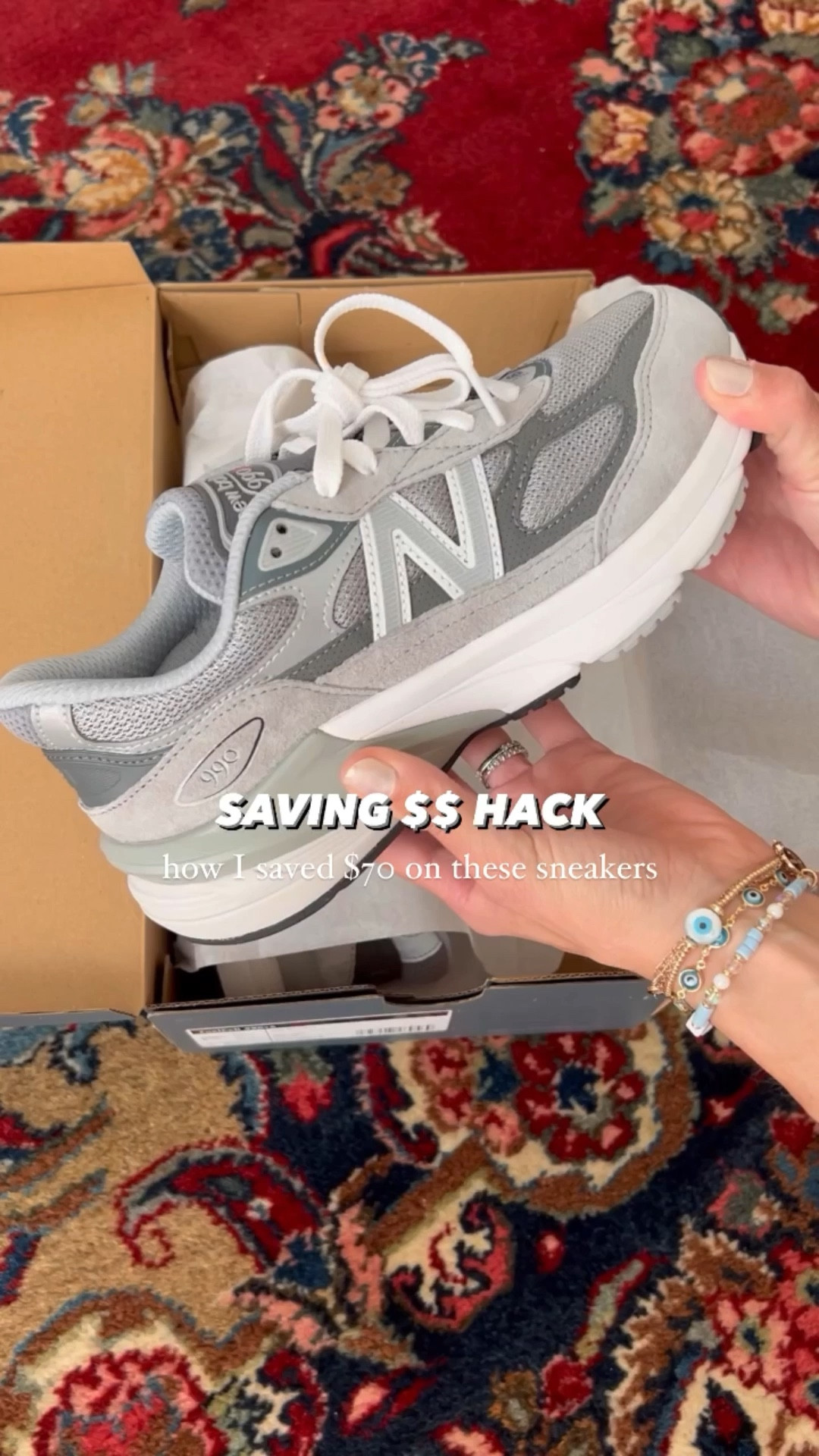 New Balance size 5.5 big kids 

Saving $$ hack 

#LTKstyletip #LTKshoecrush #LTKunder100