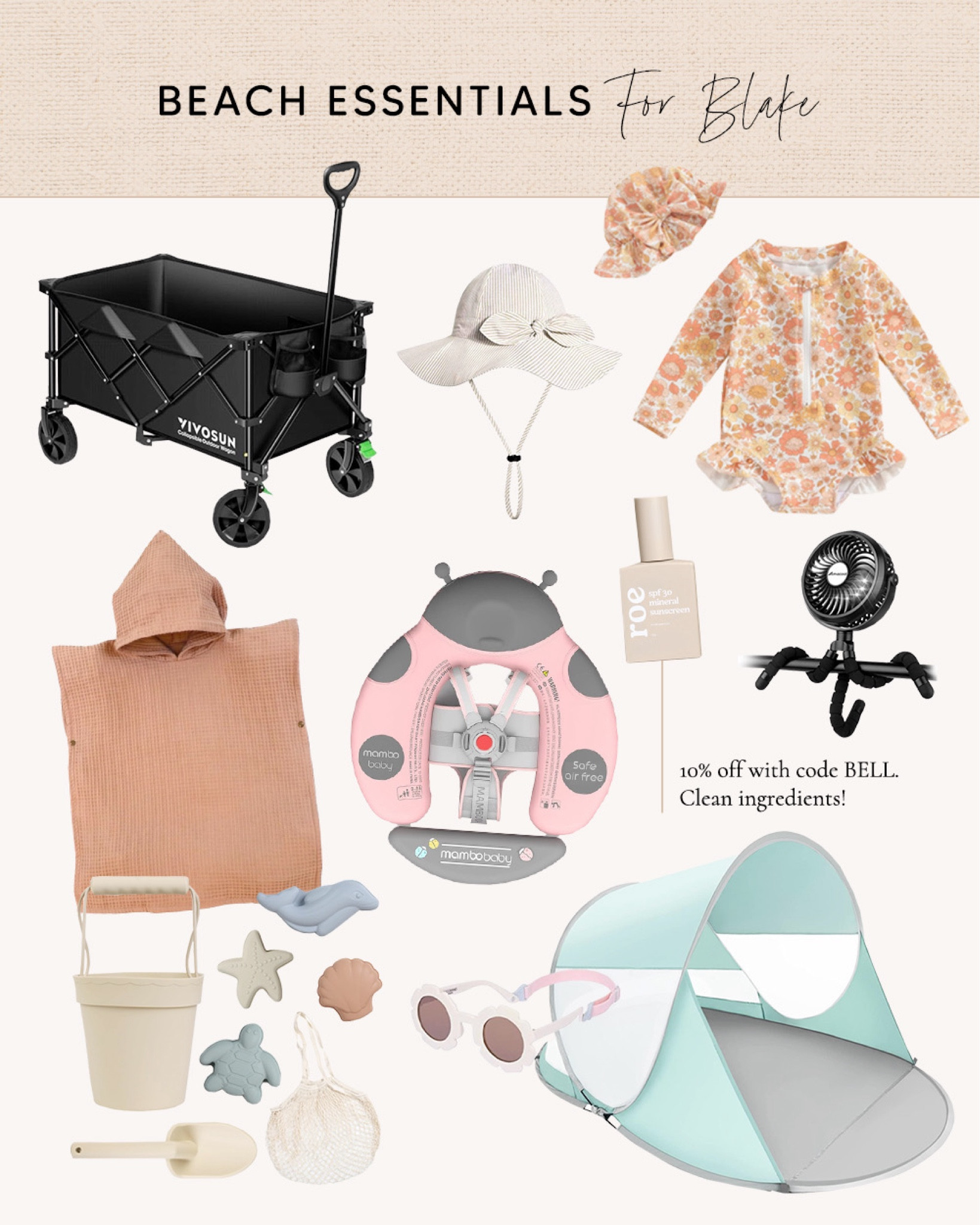 Beach essentials for Blake!

#LTKkids