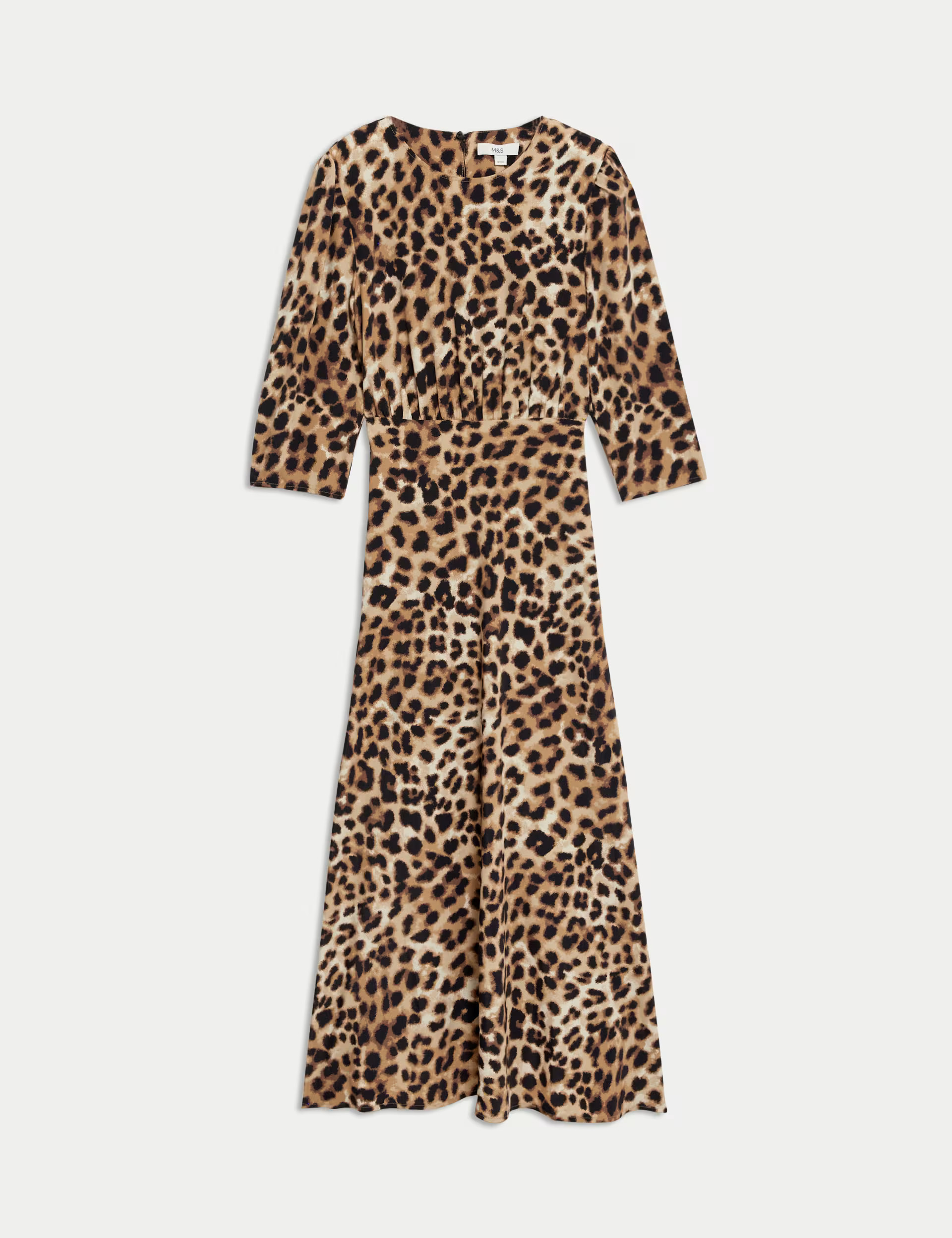 Animal Print Round Neck Midi Tea Dress | Marks & Spencer (UK)