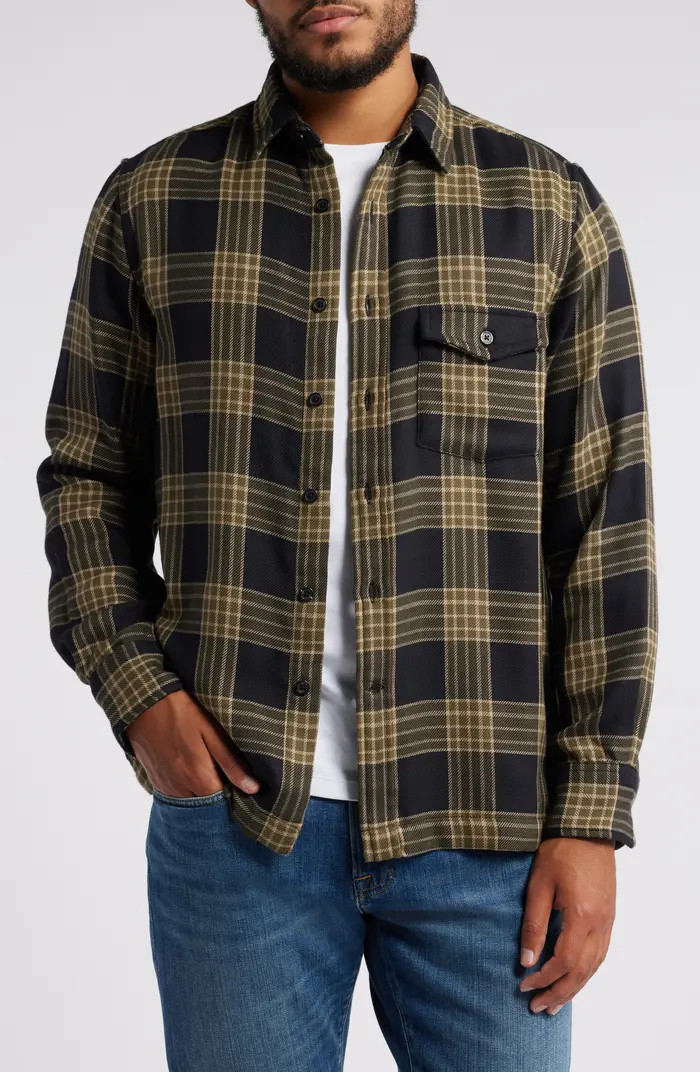 Treasure & Bond Plaid Duofold Button-Up Shirt | Nordstrom | Nordstrom