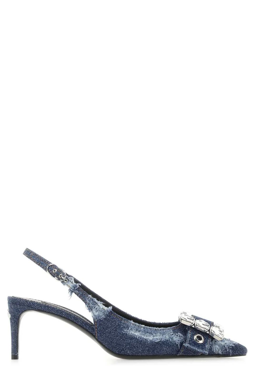 Dolce & Gabbana Pointed-Toe Distressed Pumps | Cettire Global