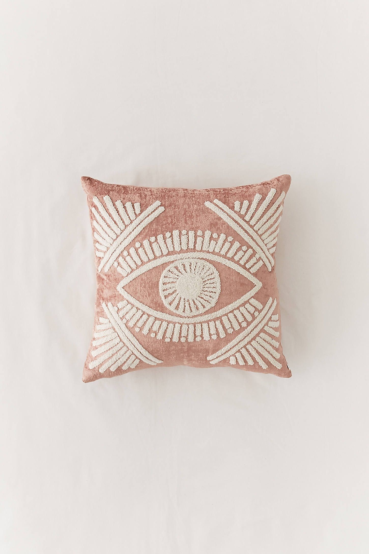 Magic Eye Velvet Throw Pillow | Urban Outfitters (US and RoW)