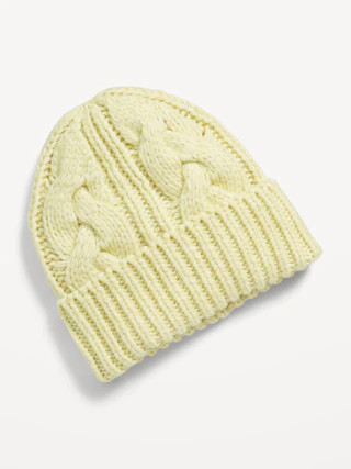 Wide Cuff Beanie Hat for Women | Old Navy (US)