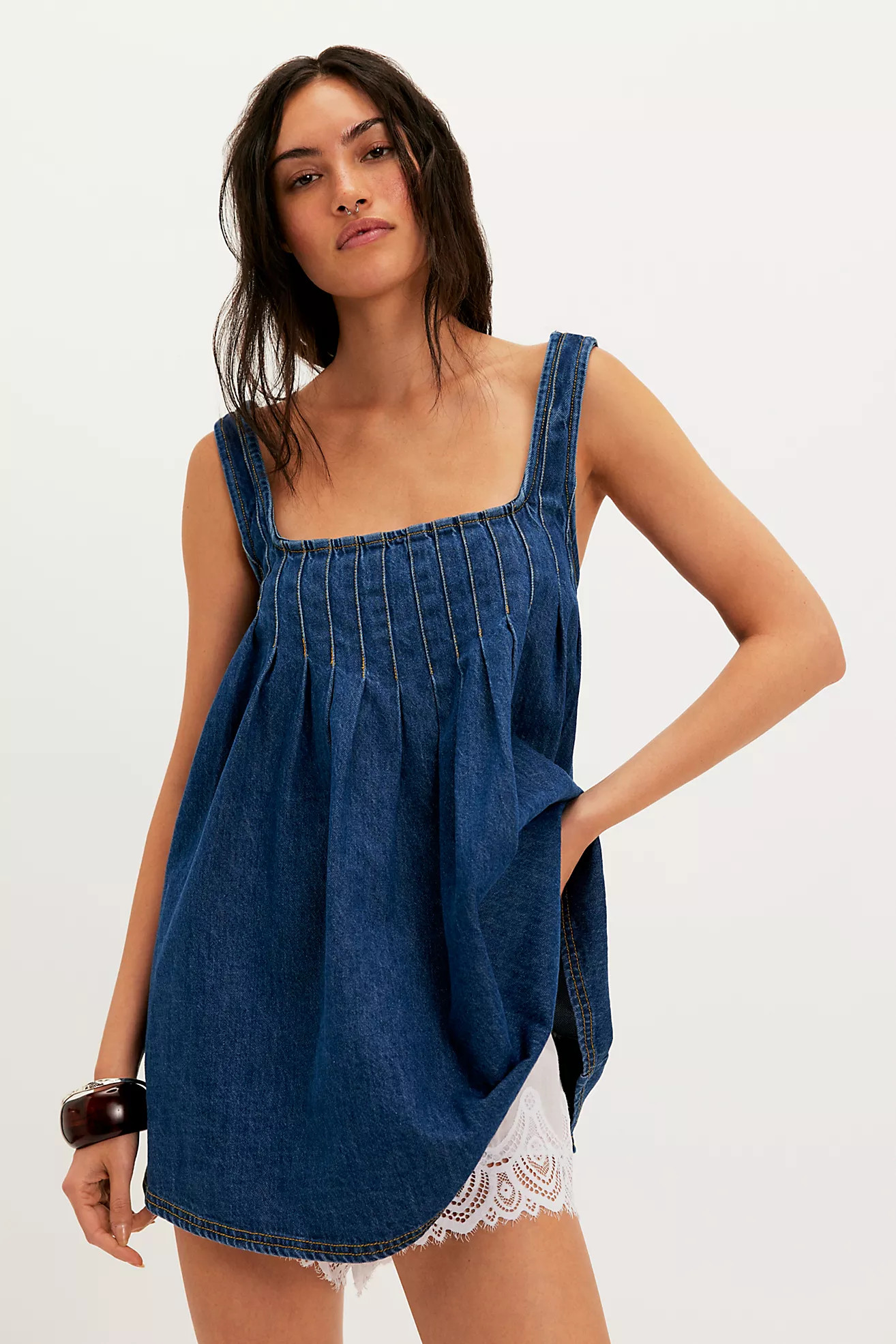 Katie Denim Tunic | Free People (Global - UK&FR Excluded)
