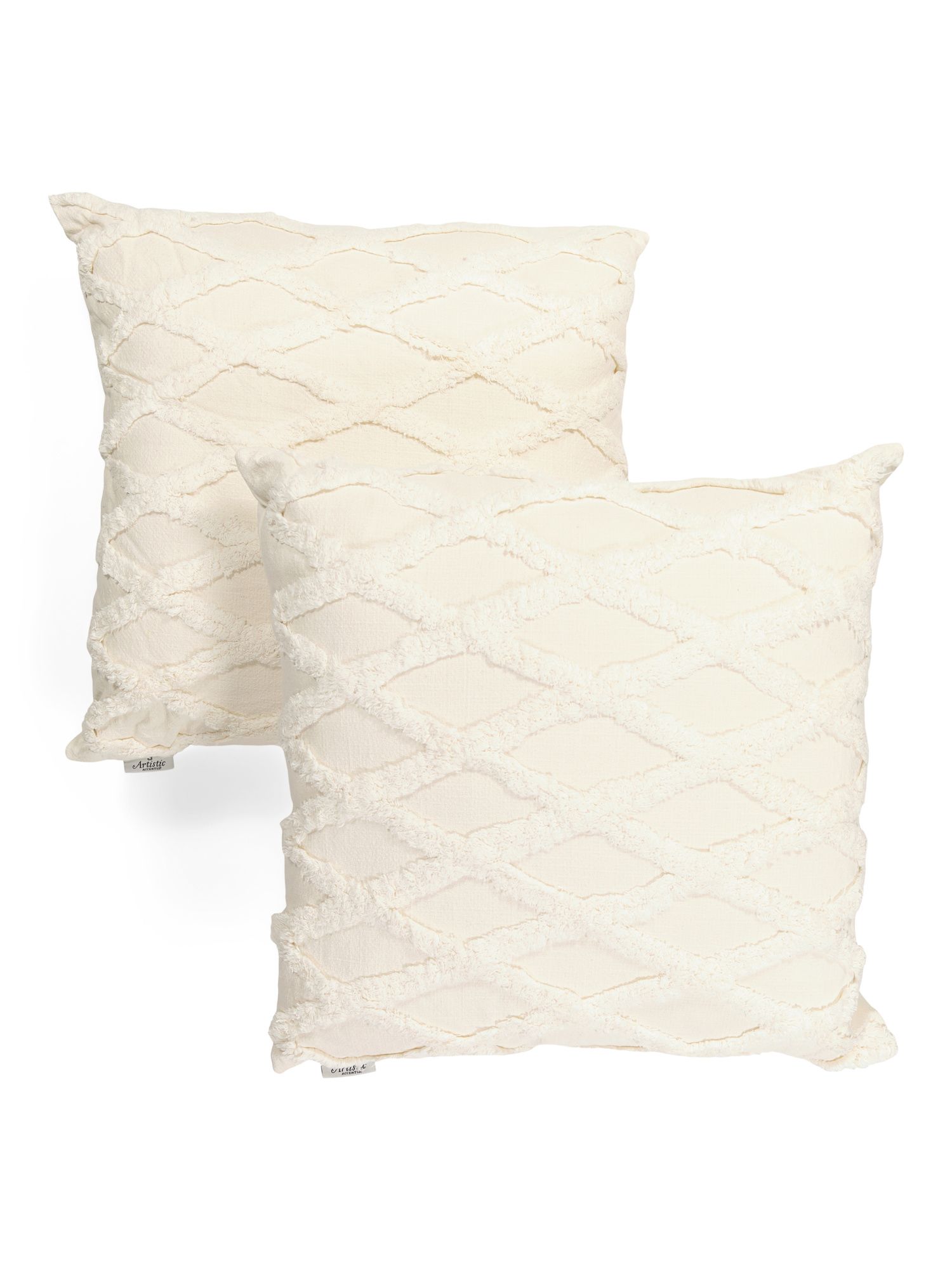 22x22 2pk Cotton Tufted Pillow | Home Essentials | Marshalls | Marshalls