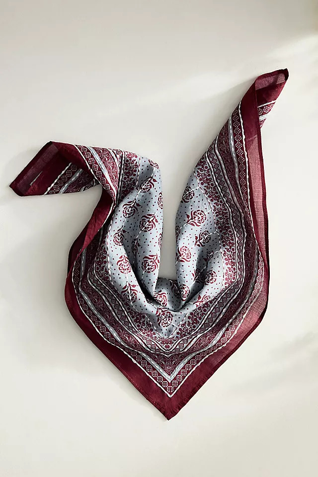 Embroidered Stitch Bandana | Anthropologie (US)
