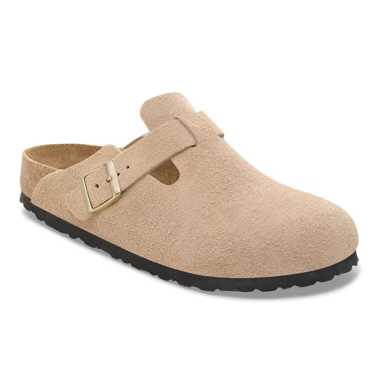 Boston Suede Leather Sandcastle | BIRKENSTOCK | Birkenstock USA