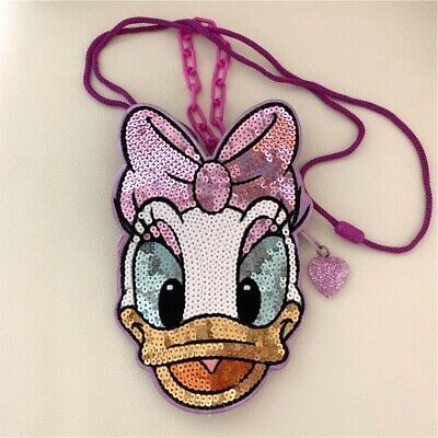 Tokyo Disney Resort Daisy Duck sequined Pass case coin case Pouch Face Used  | eBay | eBay US
