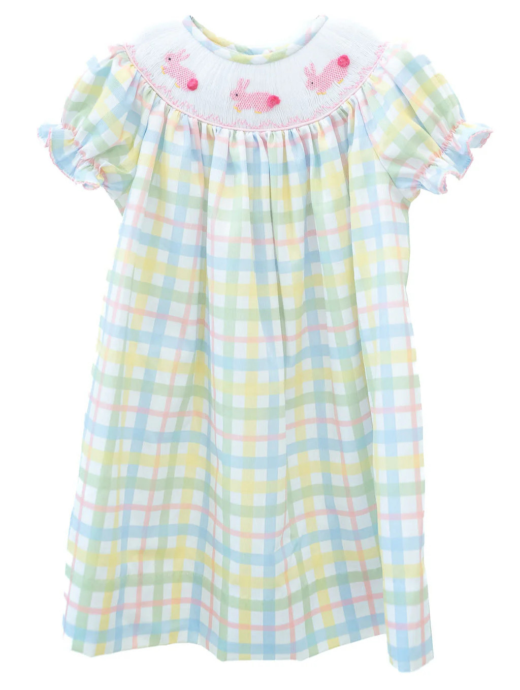 Ruth and Ralph Smocked Easter Bunnies Helen Dress | JoJo Mommy