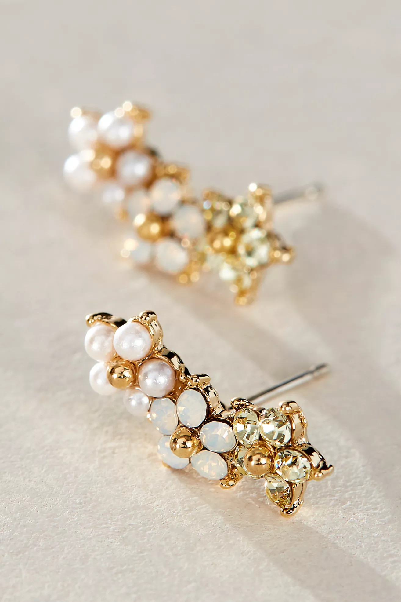 Lover's Tempo Floral Climber Earrings | Free People (Global - UK&FR Excluded)