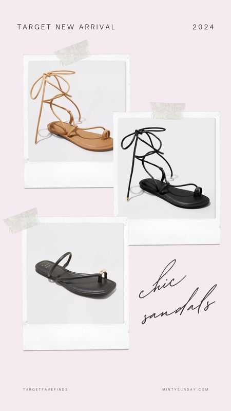 Target finds 2024 summer sandals, wrap around, minimal, simple, target style, targetfavefinds 

#LTKshoecrush #LTKstyletip #LTKfindsunder50