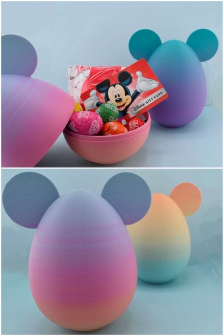 Big and small 3D printed mouse ear Easter eggs! The perfect addition to a Disney lovers basket!

I just purchased the large eggs for each of my kids!

#LTKSeasonal #LTKfindsunder50 #LTKkids