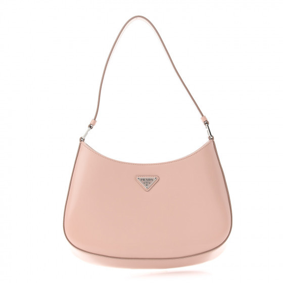 PRADA Brushed Calfskin Cleo Shoulder Bag Orchidea | Fashionphile