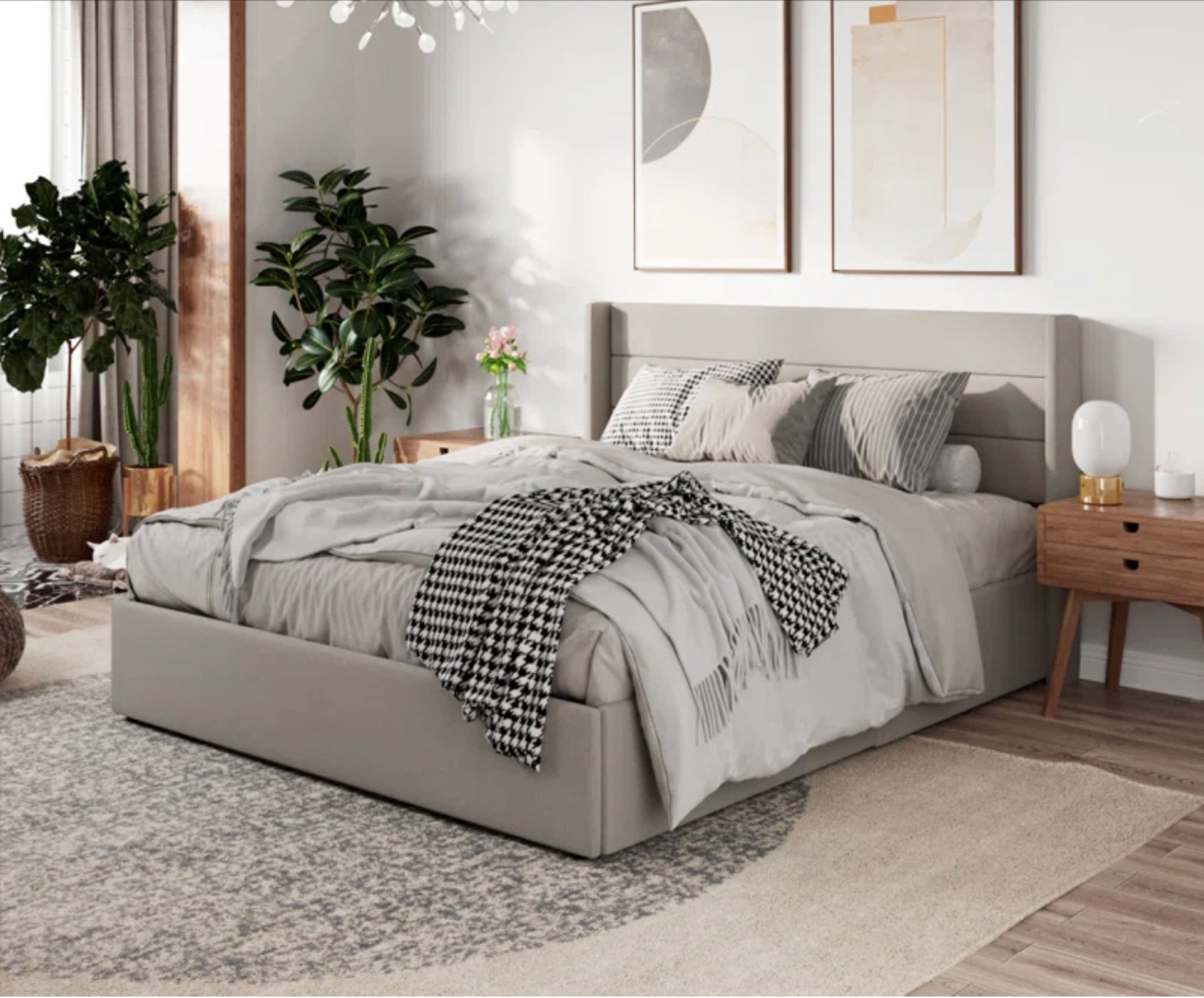 I ordered 2 of these beds in queen size. They are on major sale right now. They have more colors to choose from and it has storage underneath. Just go and see for yourself. It’s really good. 

#LTKSale #LTKsalealert #LTKhome
