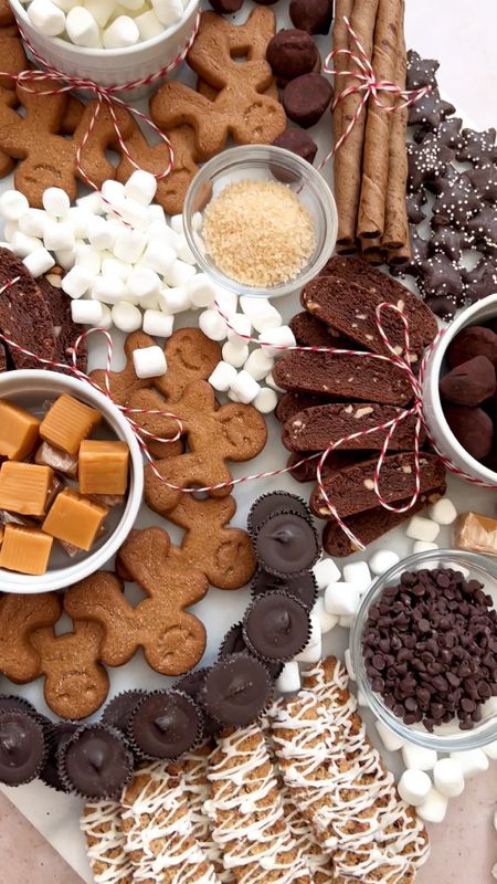 ✨ Make everyone’s spirits bright with a HOT CHOCOLATE BAR 🍫 It’s a sweet and fun way to enjoy hot cocoa this holiday season.

What you need:
❣️ A cheeseboard or cutting board
❣️ Small bowls
❣️ Your favorite toppings and treats (marshmallows, biscotti, and more!)
❣️ A big batch of our hot cocoa

Grab all of our tips and toppings ideas on The Heirloom Pantry site or google “hot chocolate bar heirloom pantry” 

#LTKSeasonal #LTKHoliday #LTKVideo
