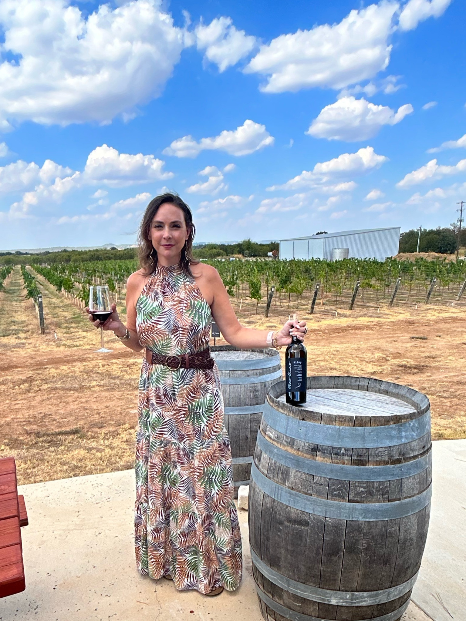 Wine tasting in Texas Hill Country. 

#LTKunder50 #LTKunder100 #LTKtravel