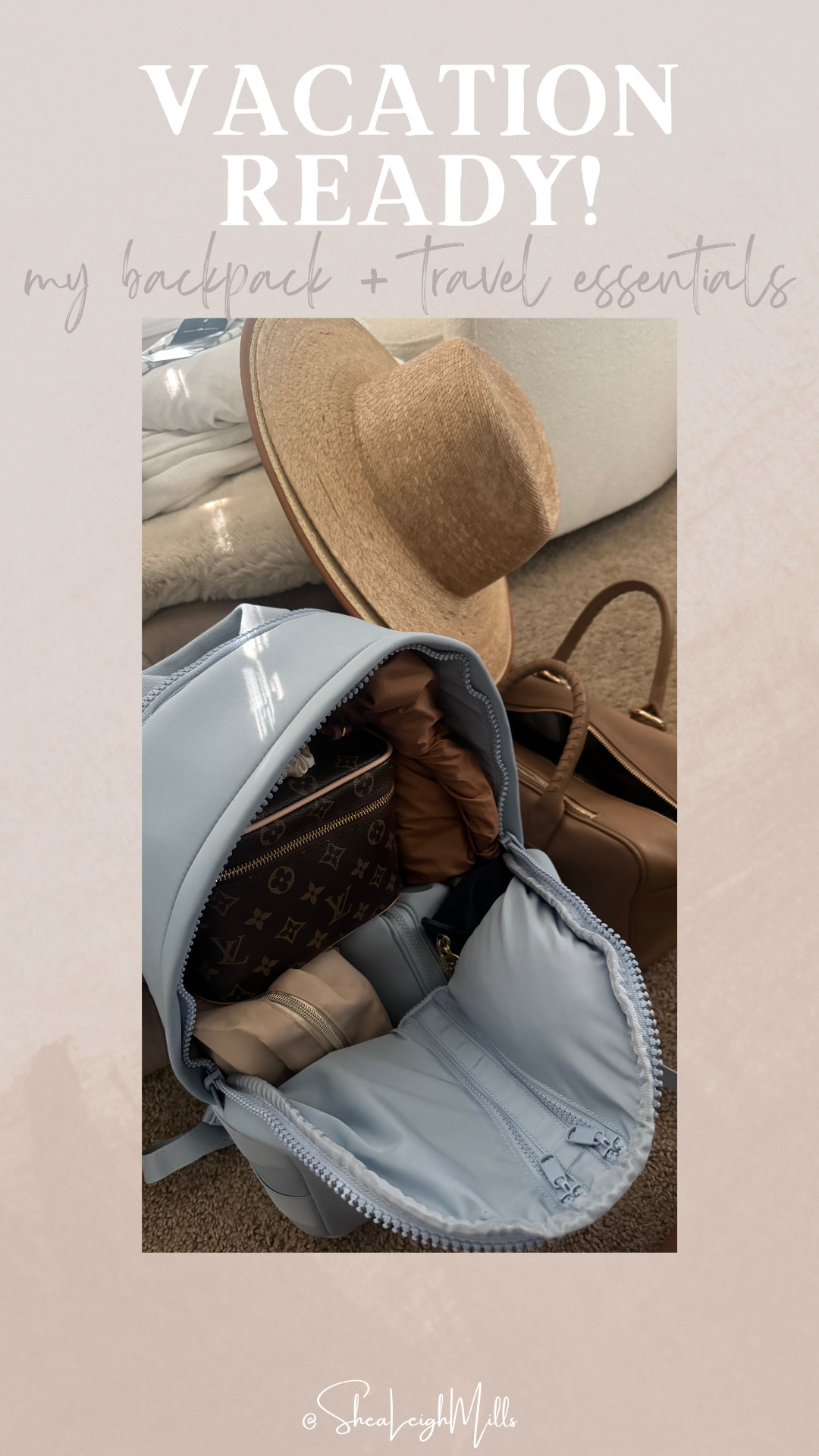 Travel essentials packed and ready—carry-on favorites for beauty, organization, and style. Linked my go-to backpack, cosmetic cases, and travel accessories on LTK. 

 #TravelStyle #EuropeTrip #EuroSummer 

#LTKTravel #LTKTravel