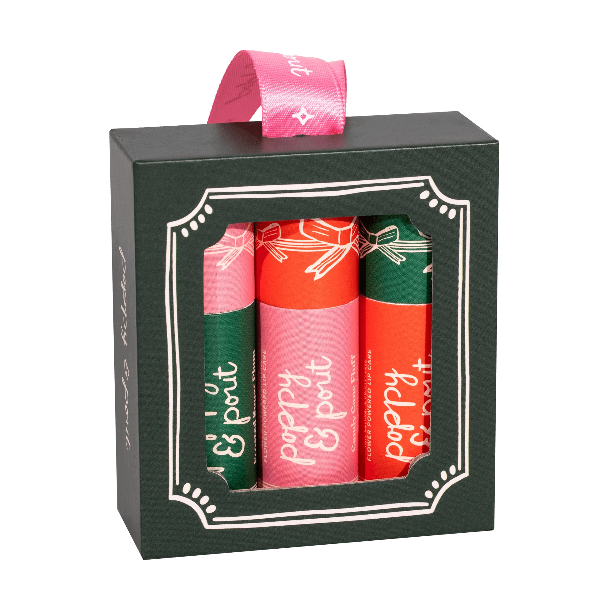 Limited Edition, Lip Balm Trio, Holiday, Ornament | Poppy & Pout
