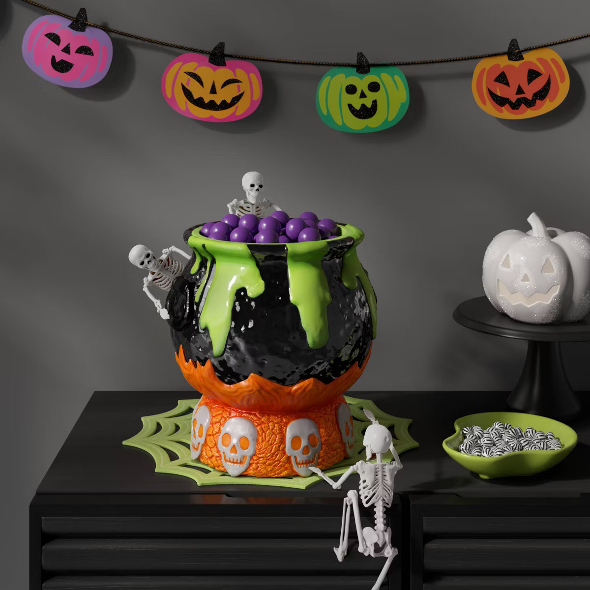 10" Light and Sound Cauldron Candy Bowl Halloween Decorative Prop - Hyde and EEK! Boutique™ | Target