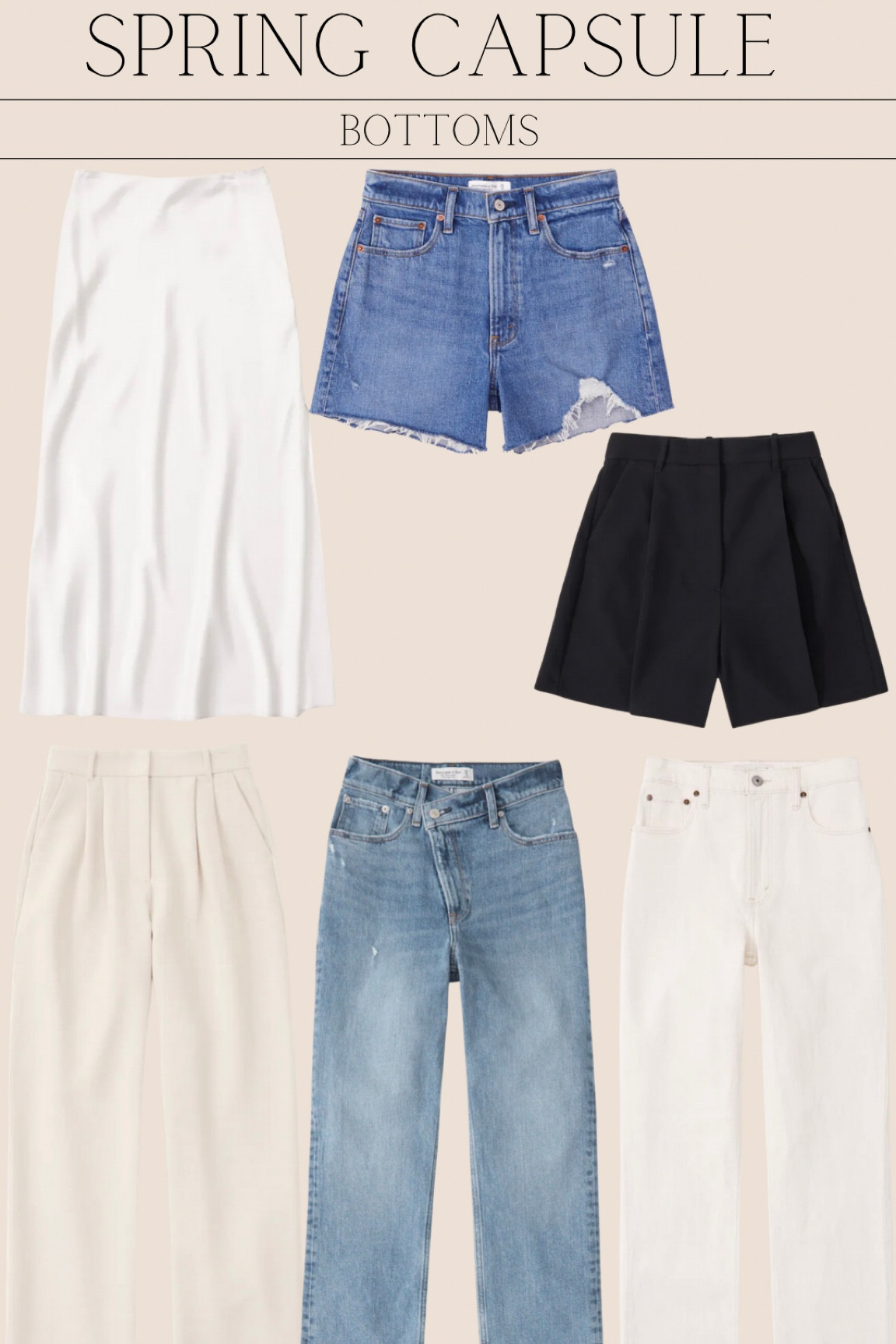 Spring Capsule: Bottoms