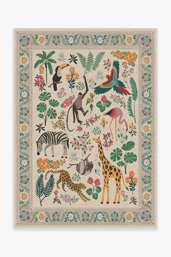 Iris Apfel Jingle Jungle Premium Rug | Ruggable