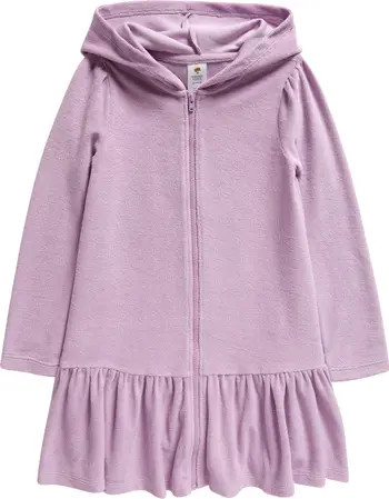 Tucker + Tate Kids' Hooded Terry Cover-Up Dress | Nordstrom | Nordstrom