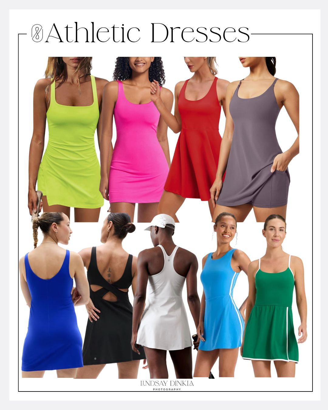 Most underrated piece of clothing, the tennis/golf dress. Shorts underneath for modesty + for us thick thigh girls, chafing prevention. Most styles have a built in bra too. Less undergarments = less sweating. 

 #LTKSeasonal #LTKActive #LTKOver40