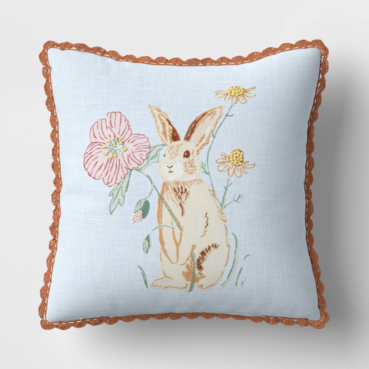 Cotton Easter Bunny Square Throw … curated on LTK