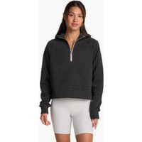 Vuori Restore Half Zip Jacket Hoodie | Washed Black | Medium | Vuori Clothing (US & Canada)