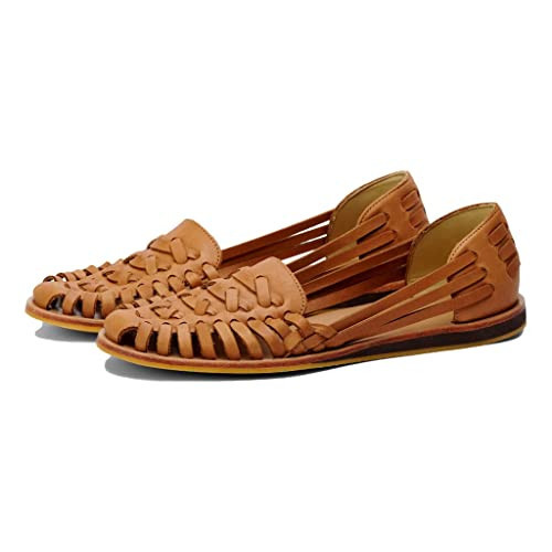 Nisolo Women's Huarache Sandals, Burnt Sienna, 11, Slip-On Comfort, Designed for Casual Everyday Wear & Any Occasion, Handwoven & Waterproof Leather, Flexible, No-Slip Rubber Sole, Runs Large | Amazon (US)