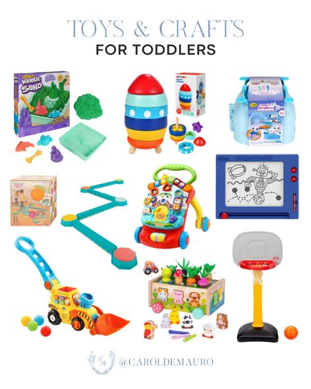 Make playtime more fun with these toys & activities for your little one: kinetic sand, rocket stacker, scribble scrubbie, and more!
These would also make great gifts! #toddlertoys #screenfreeactivity #kidsfavorite #giftguide

#LTKKids #LTKGiftGuide #LTKFindsUnder50