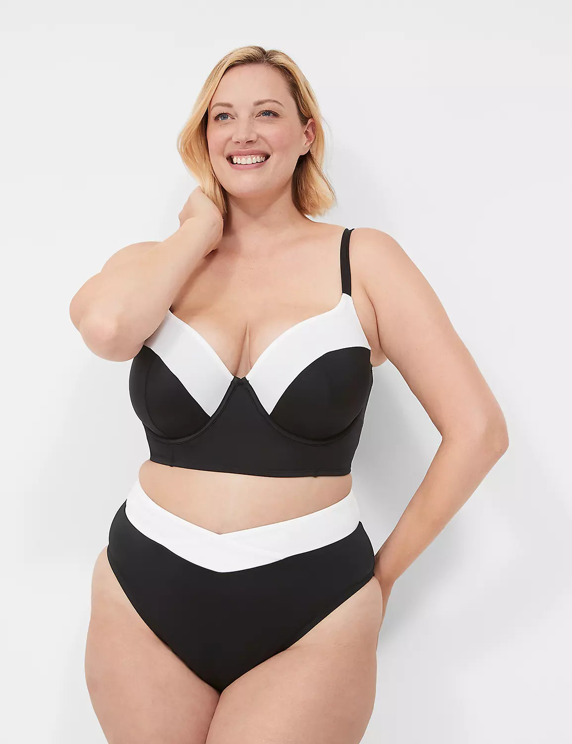Underwire Longline Bikini Top | LaneBryant | Lane Bryant (US)