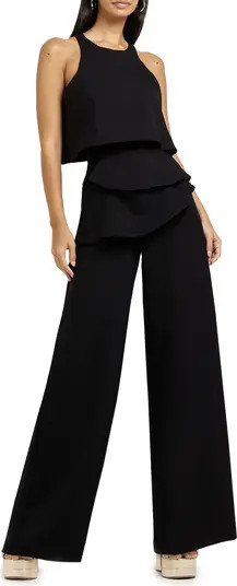 Layered Halter Neck Jumpsuit | Nordstrom