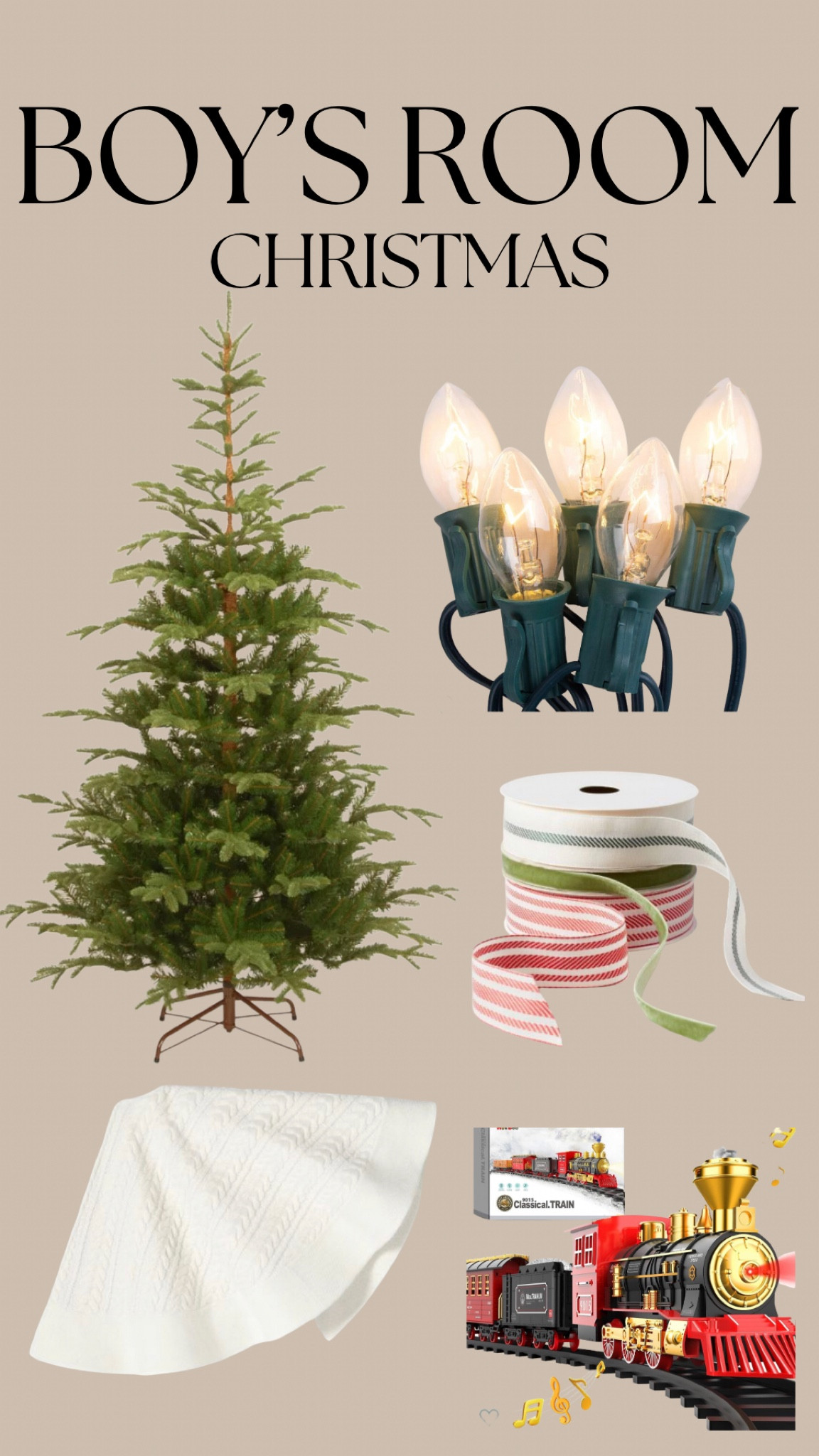 Boy’s room Christmas decor, Christmas lights, Christmas ribbon, tree skirt, Christmas tree.

#LTKHoliday #LTKHolidaySale #LTKsalealert