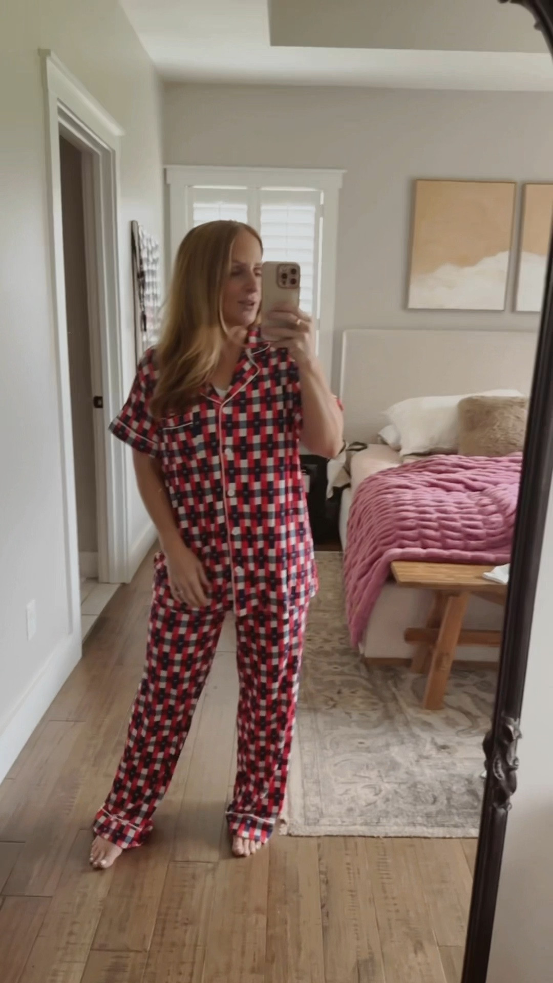 My new pajamas!! Love these @Staykation !! I’m wearing a medium for an oversized fit!! I usually wear a small. Super soft

#LTKootd #LTKstorytime #LTKmorningroutine