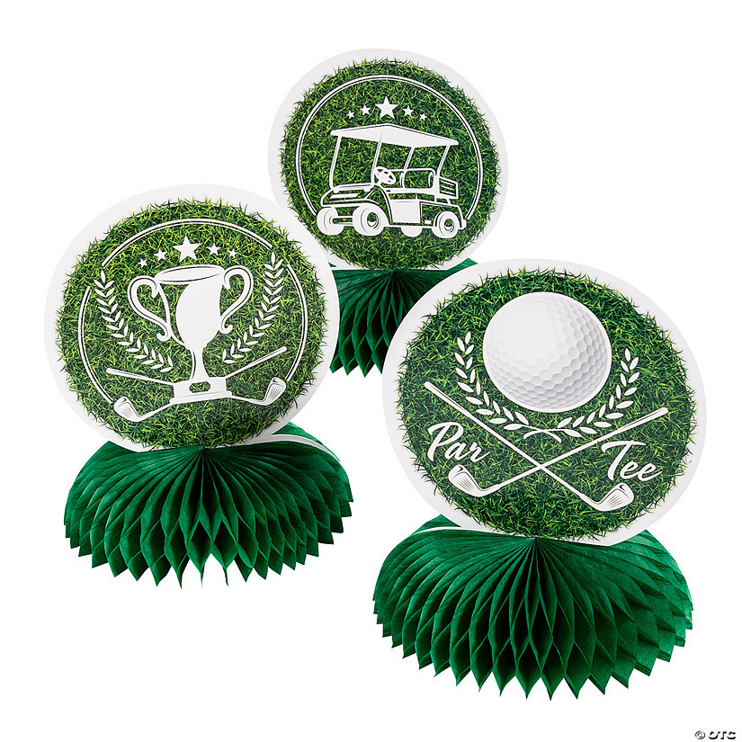 Golf Party Centerpieces - 3 Pc. | Oriental Trading Company