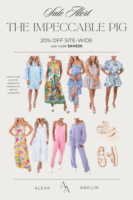 Surprise Sale! Save 20% off at The Impeccable Pig with code SAVE20 at checkout // love so many of these statement dresses for a resort/vacation look! 

#LTKStyleTip #LTKSaleAlert #LTKSeasonal