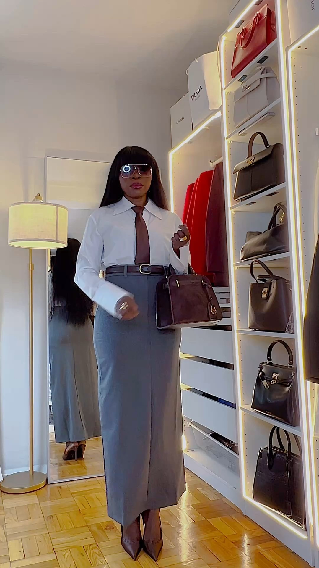 One Skirts , 5 Ways to wear Fall outfits ideas . Shop everything below 🍂👌🏾

#LTKWorkwear #LTKStyleTip #LTKFindsUnder50