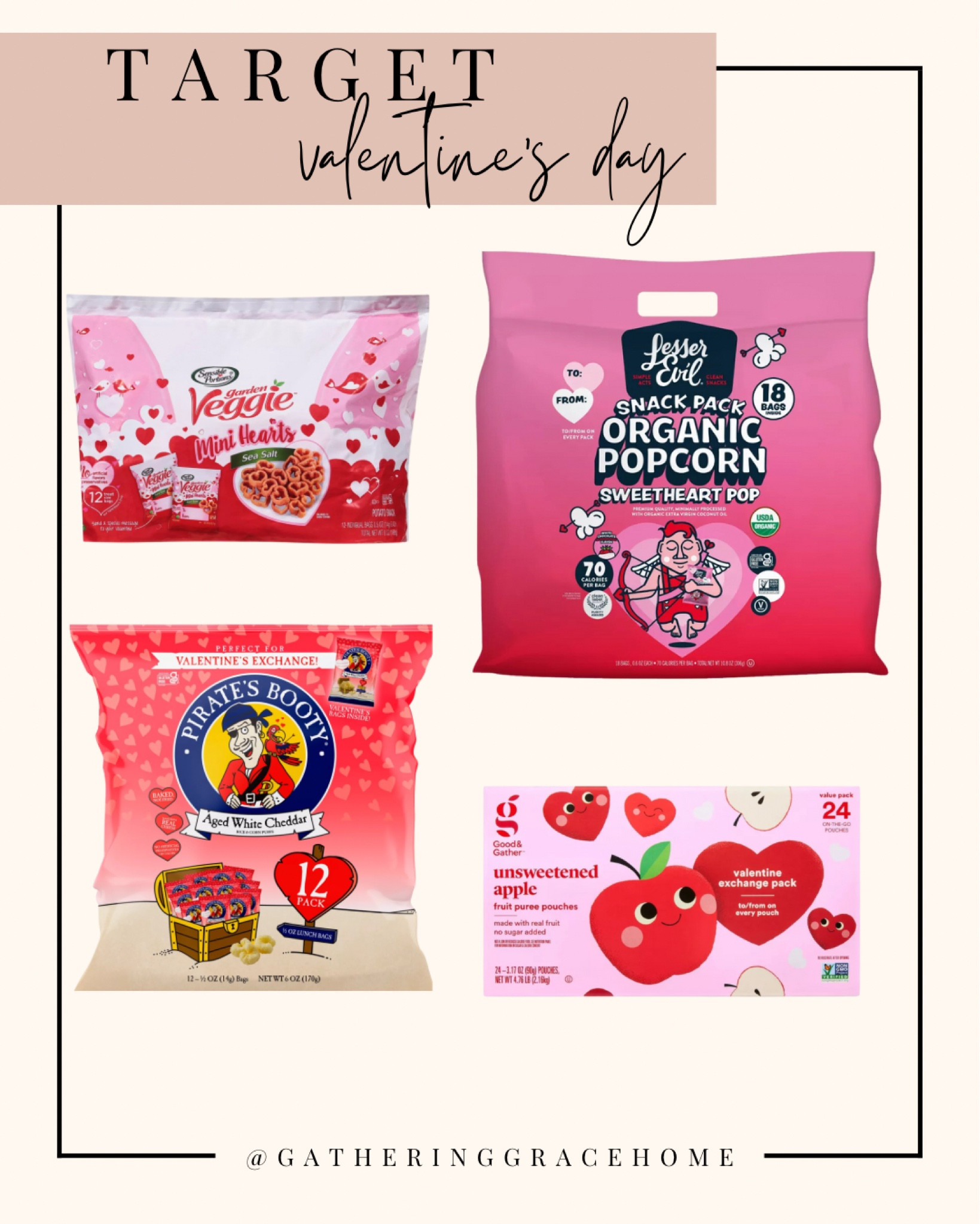 Favorite non-candy Valentine snacks from Target! 

#valentine #valentinesday #valentineexchange #valentineparty

#LTKSeasonal #LTKParties #LTKKids