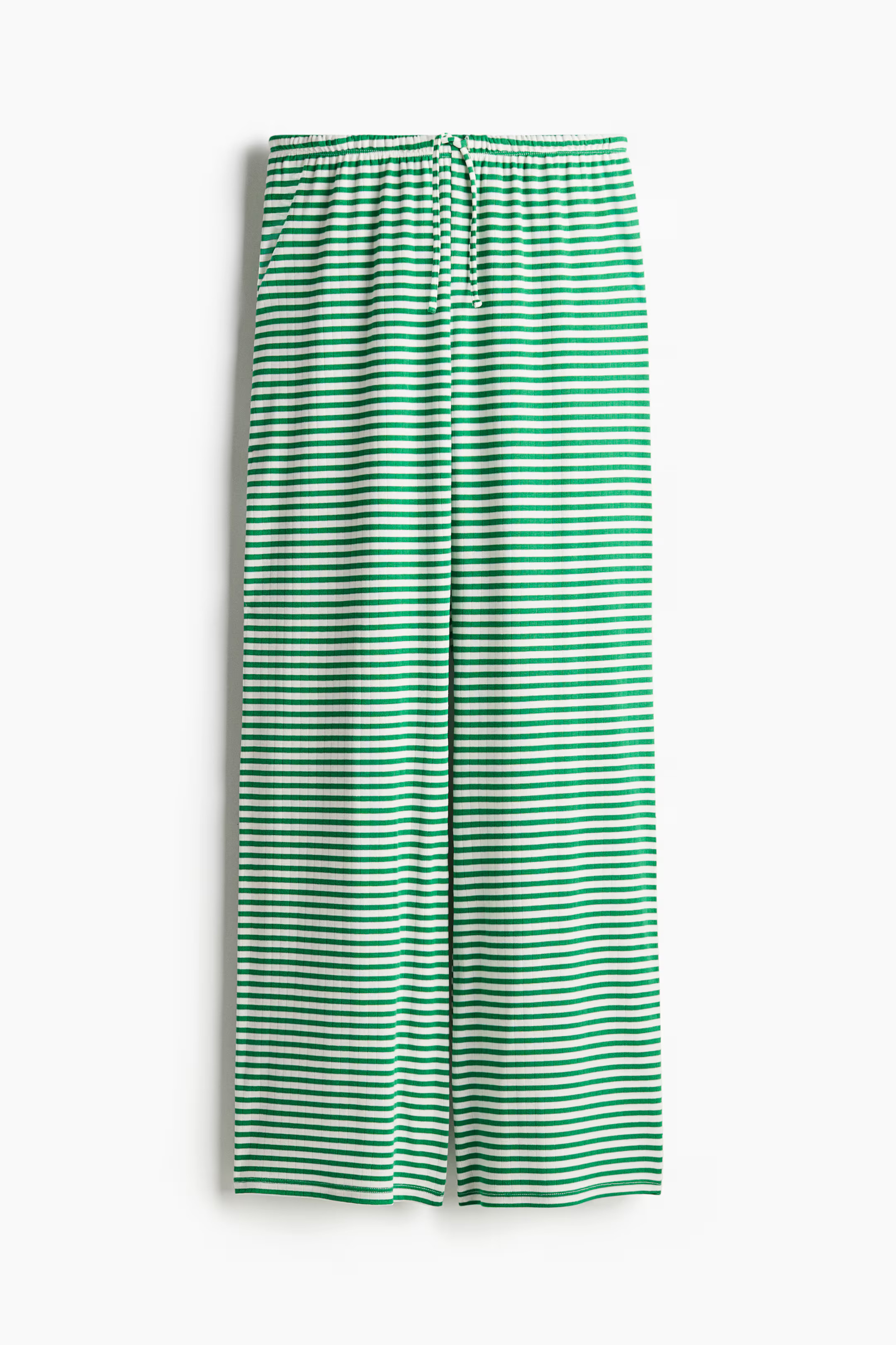 Weite Hose mit Tunnelzug - Weinrot/Gestreift - Ladies | H&M DE | H&M (DE, AT, CH, NL, FI)