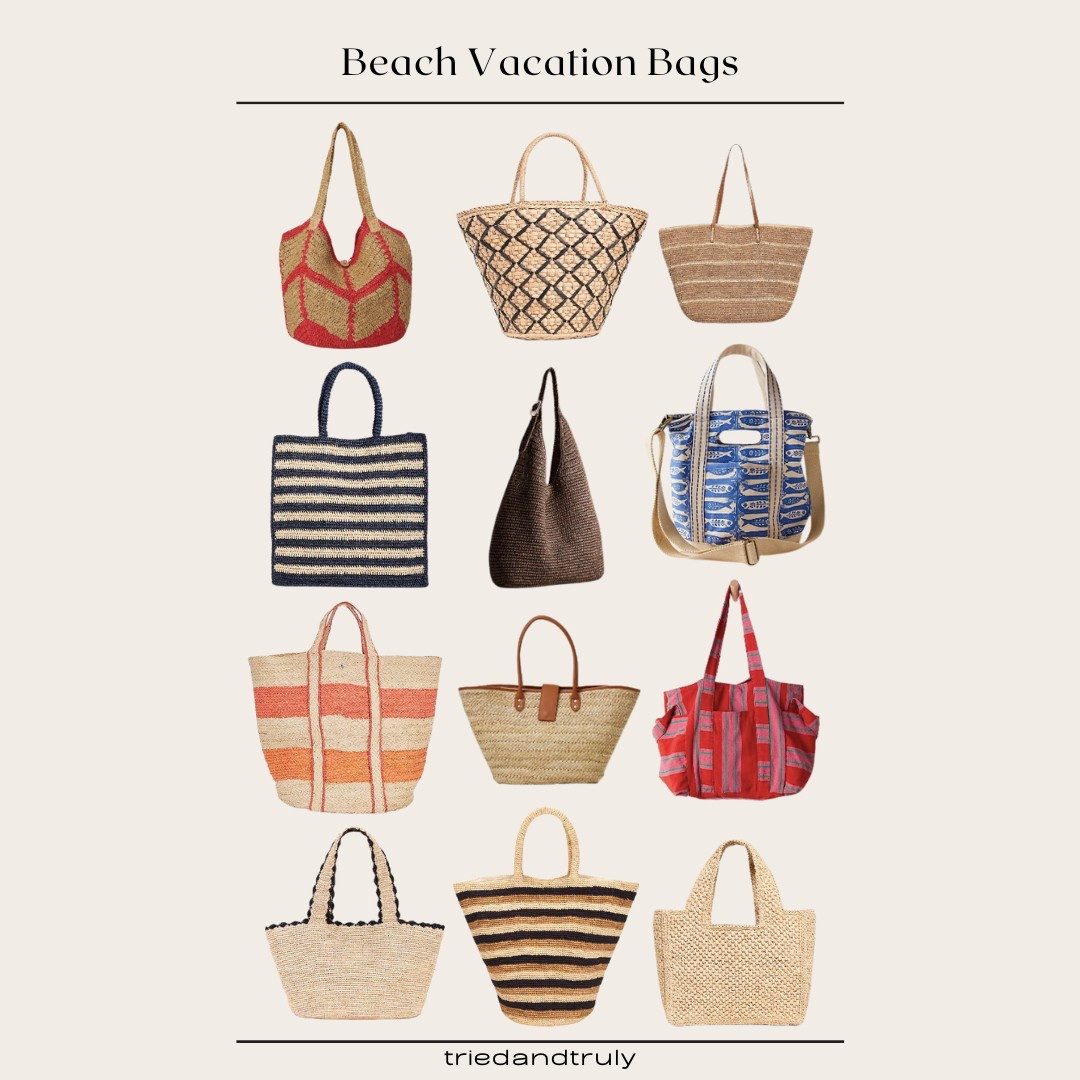 Beach Vacation Bags
Straw bag straw tote pool bag beach tote vacation bag 

#LTKStyleTip #LTKSwim #LTKItBag