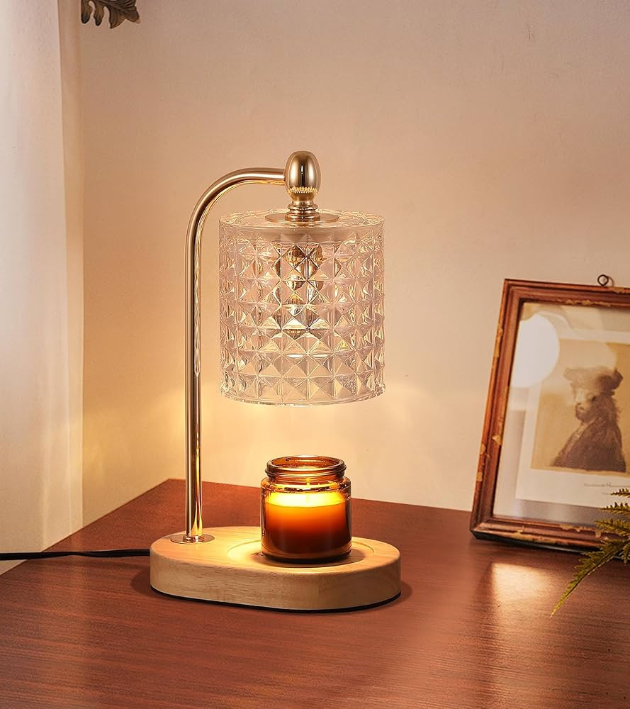 Candle Warmer Lamp,Electric Drum Wax Melter Lamp for Jar Candle with Timer & Dimmer,Gifts for Mom... | Amazon (US)