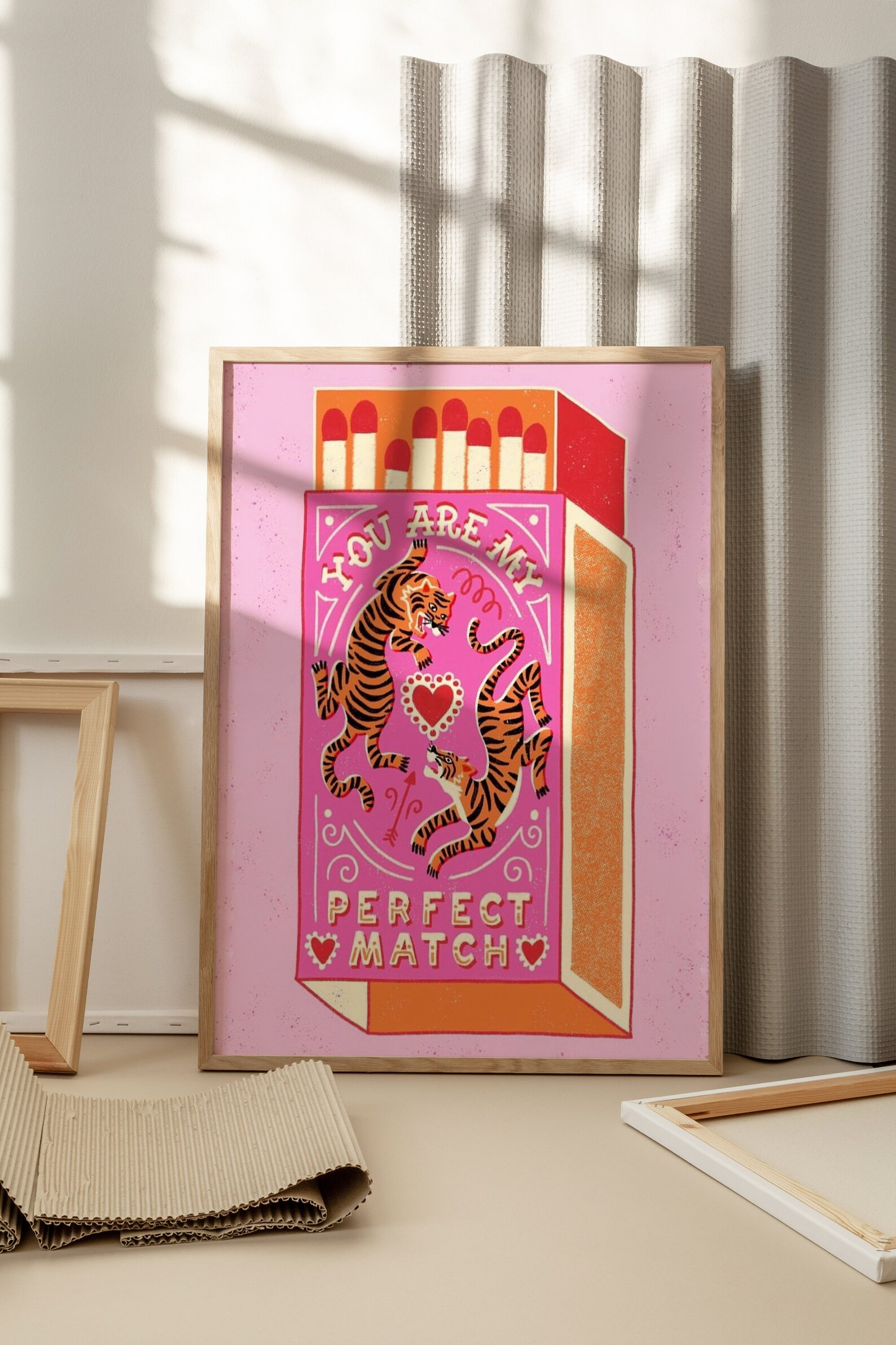 Retro Print Tiger Poster  Vintage Art  Contemporary Art  - Etsy | Etsy (US)