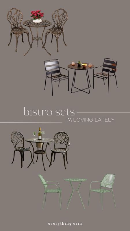 Bistro sets, bistro table, outdoor dining, outdoor table and chairs, patio

#LTKHome