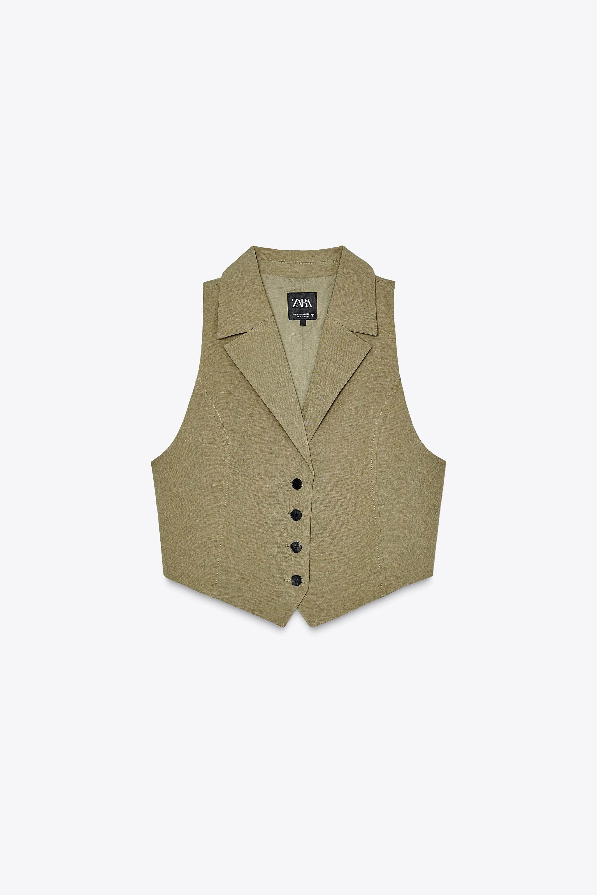 WAISTCOAT WITH CUT-OUT BACK | Zara US