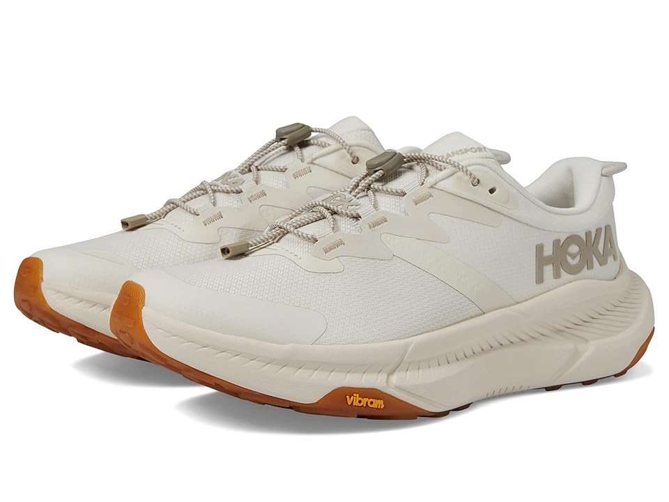 Hoka Transport Women's Shoes Eggnog/Eggnog : 9.5 B - Medium, Fabric/Manmade | Zappos