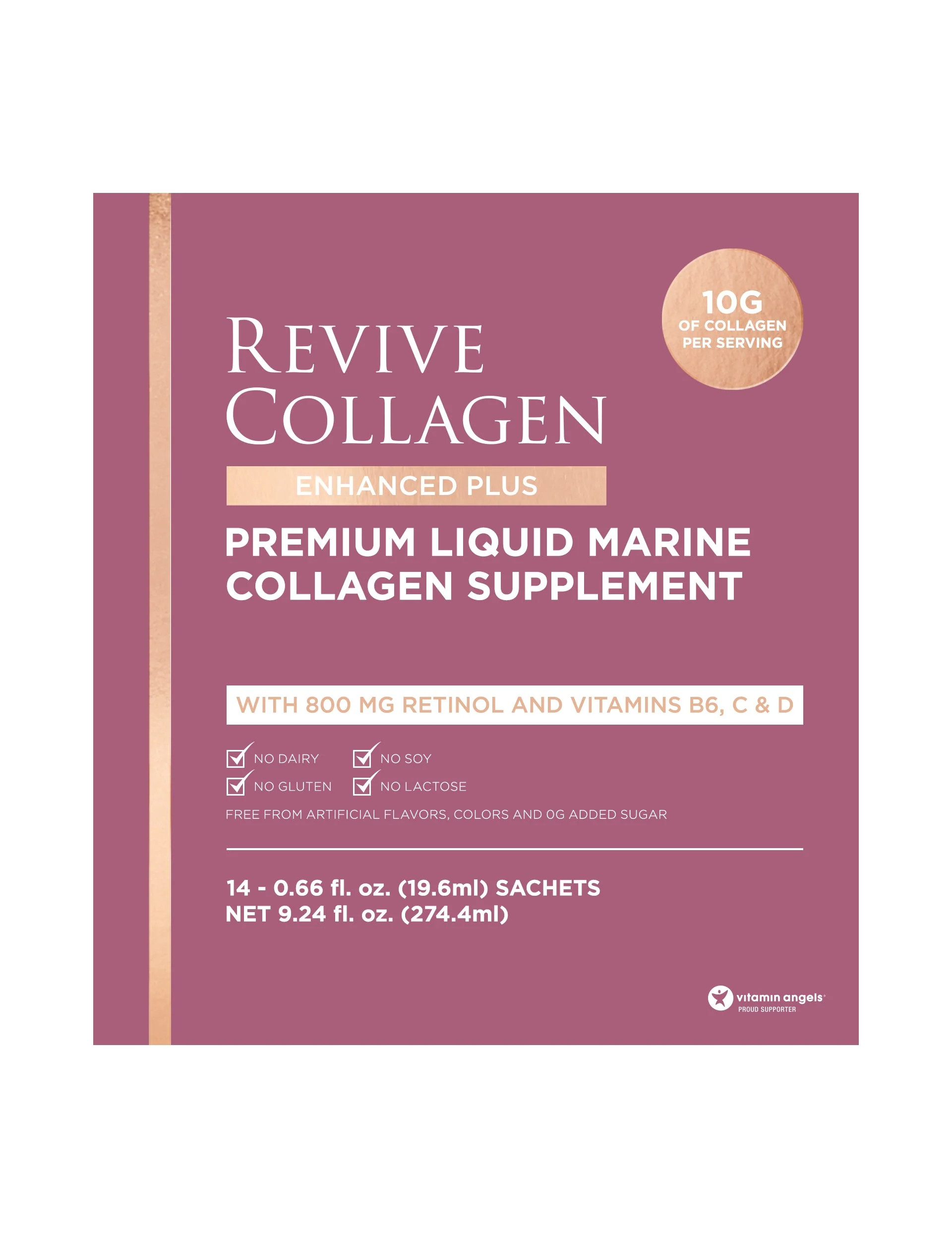 [USA] Revive Collagen Enhanced Plus - Hydrolyzed Marine Collagen Drink | Revive Collagen US