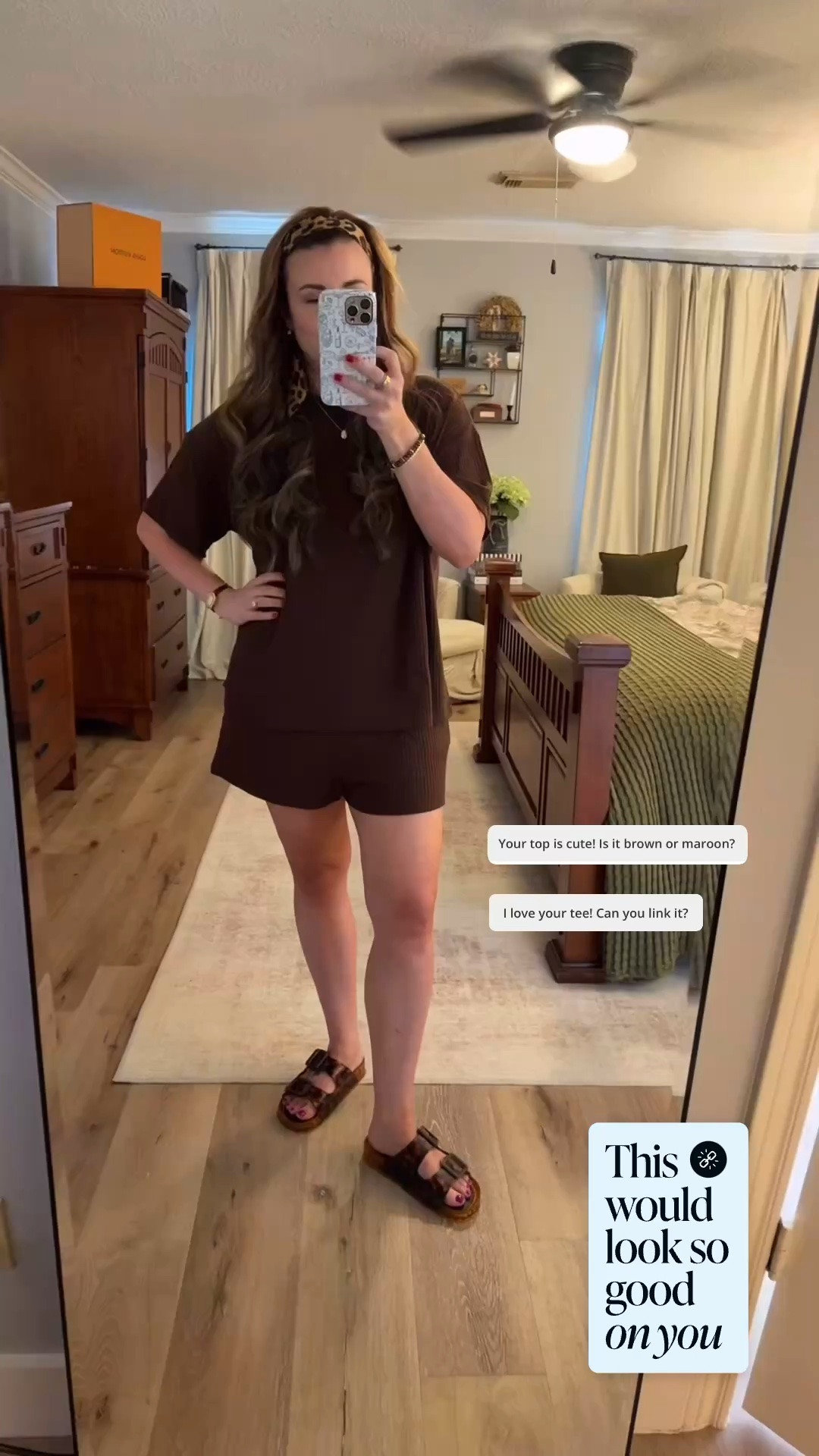 Sharing today’s OOTD! It’s perfect for transitioning from Summer to Fall especially if it’s still warm where you’re at! Everything fits TTS and for the sandals if you’re between sizes, size up one! #ootd #summer #fall ☀️➡️🍂

#LTKootd #LTKMidsize #LTKSeasonal